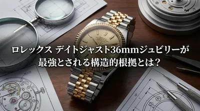 ロレックス デイトジャスト36mmジュビリーが最強とされる構造的根拠とは？