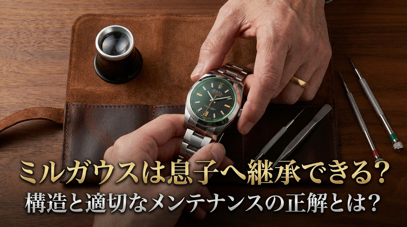 ミルガウスは息子へ継承できる？構造と適切なメンテナンスの正解とは？