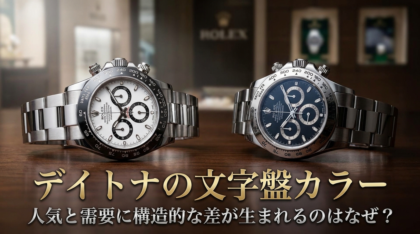デイトナの文字盤カラー、人気と需要に構造的な差が生まれるのはなぜ？
