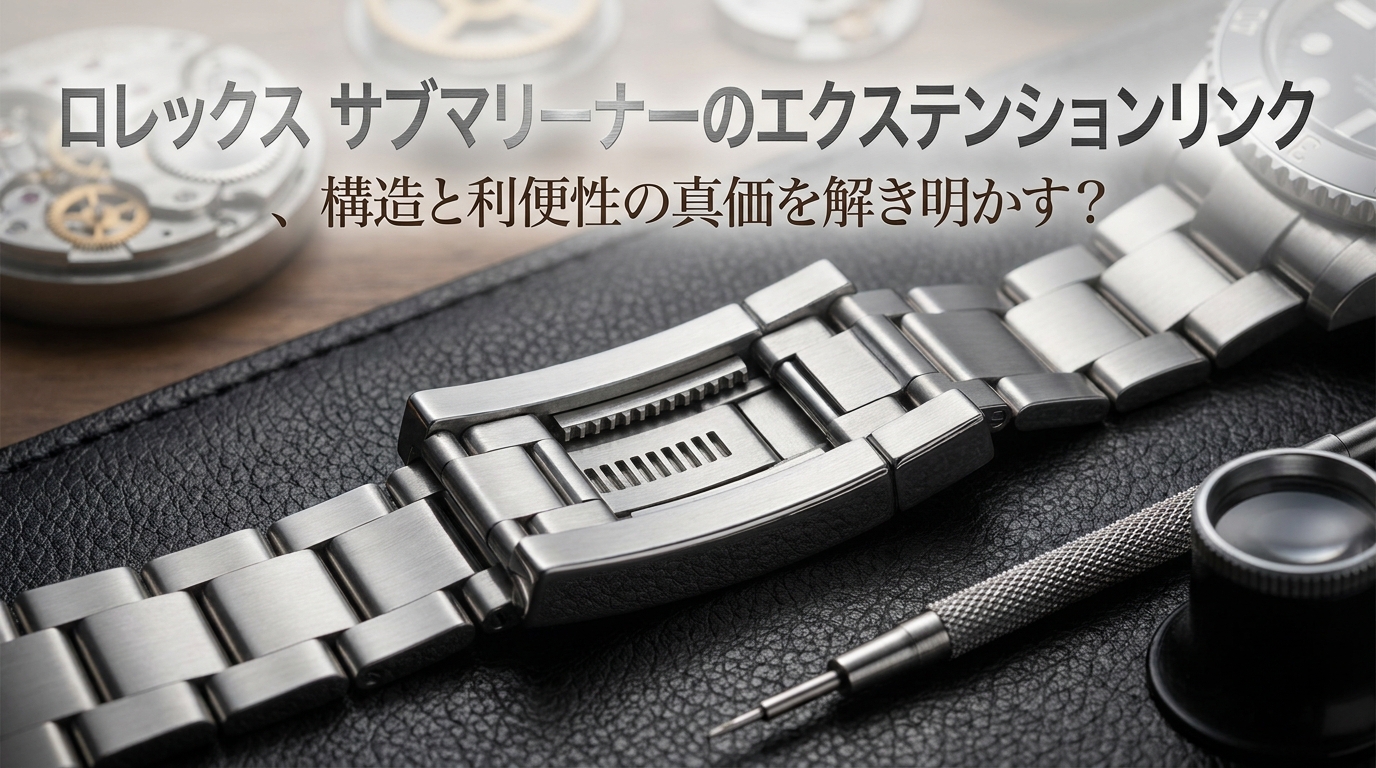 ロレックス サブマリーナーのエクステンションリンク、構造と利便性の真価を解き明かす？