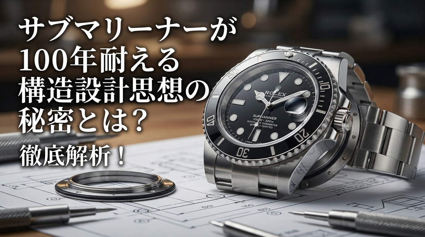 サブマリーナーが100年耐える構造設計思想の秘密とは？徹底解析！