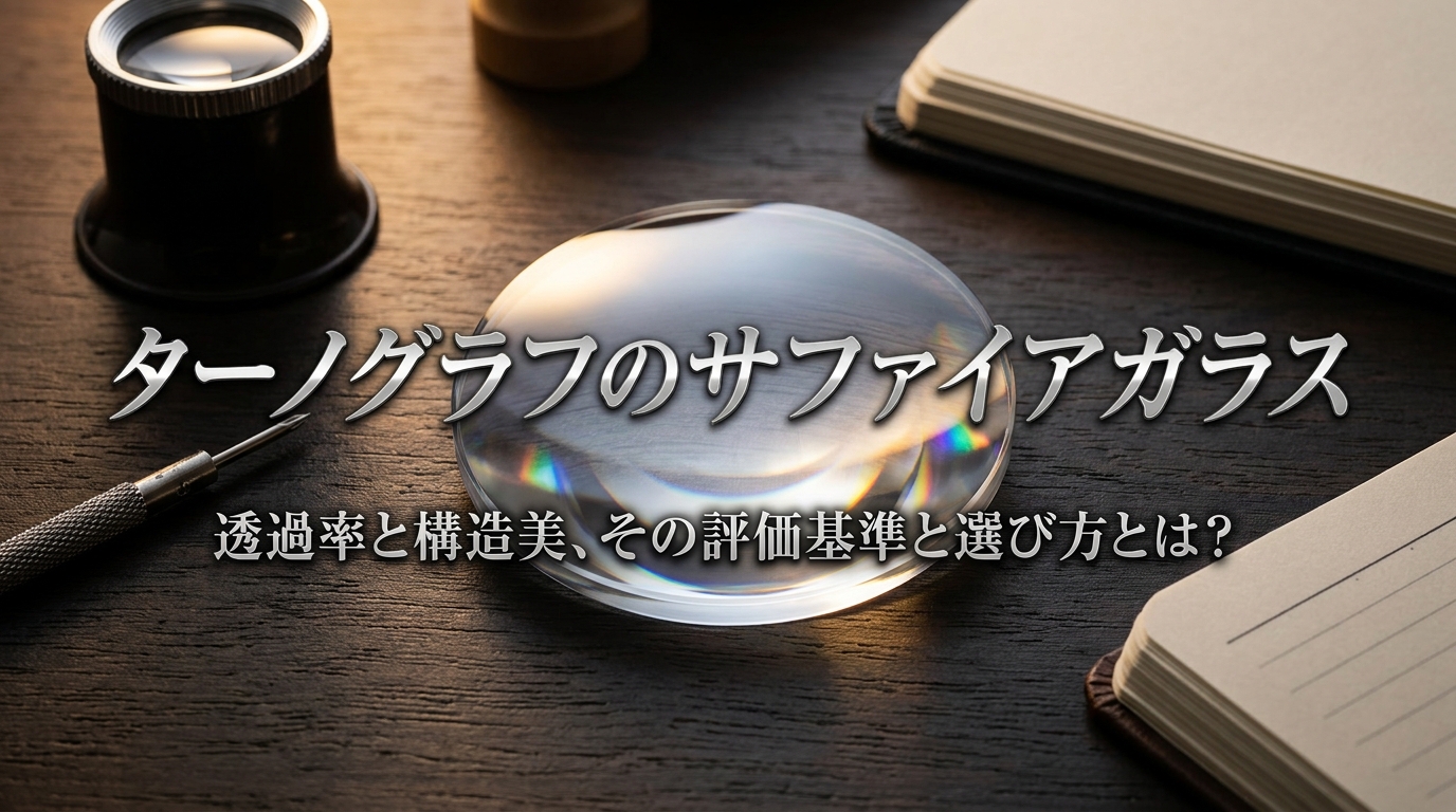 ターノグラフのサファイアガラス:透過率と構造美、その評価基準と選び方とは?