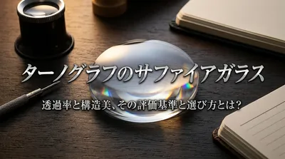 ターノグラフのサファイアガラス：透過率と構造美、その評価基準と選び方とは？