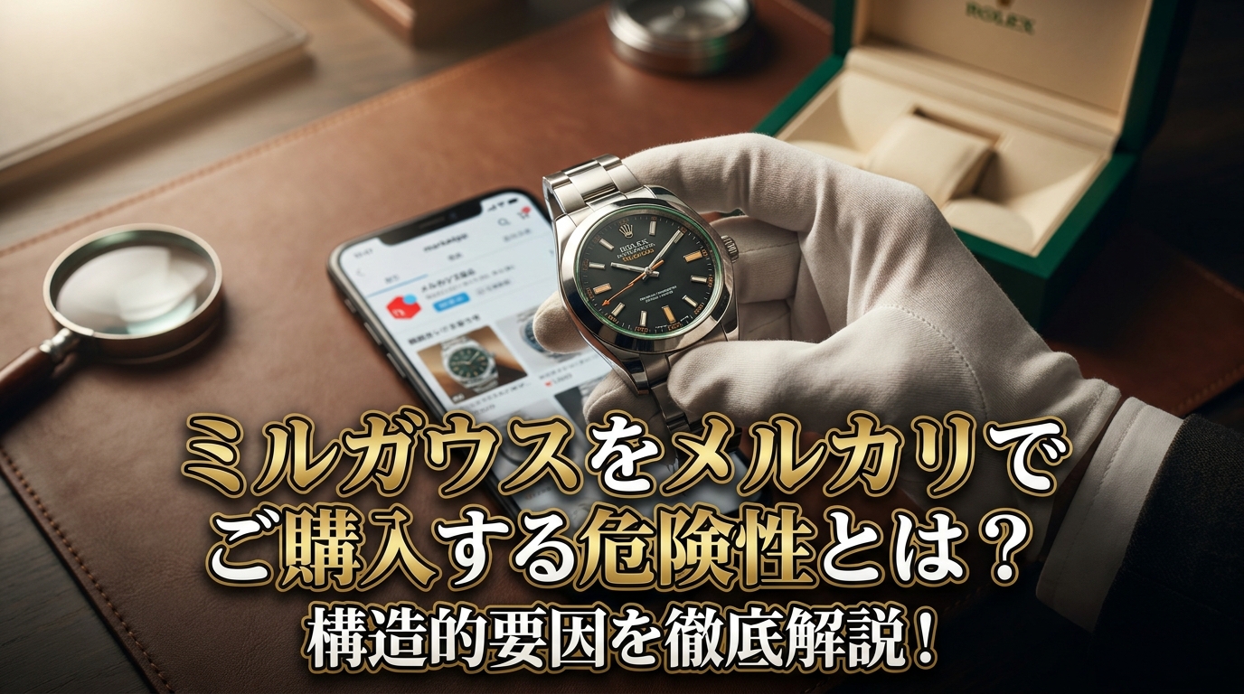 ミルガウスをメルカリで購入する危険性とは?構造的要因を徹底解説!