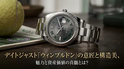 デイトジャスト「ウィンブルドン」の意匠と構造美、魅力と資産価値の真髄とは？