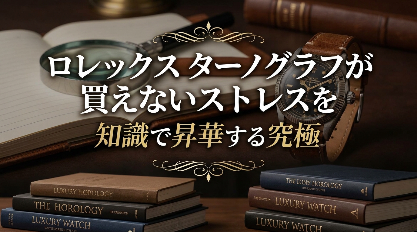 ロレックス ターノグラフが買えないストレスを知識で昇華する究極の方法とは?