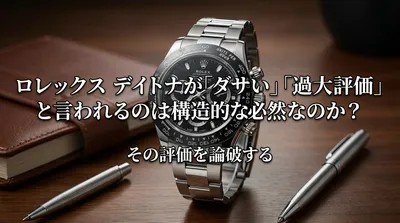 ロレックス デイトナが「ダサい」「過大評価」と言われるのは構造的な必然なのか？その評価を論破する