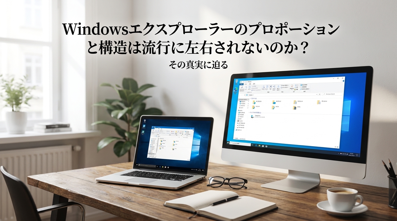 Windowsエクスプローラーのプロポーションと構造は流行に左右されないのか？その真実に迫る