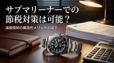 サブマリーナーでの節税対策は可能？減価償却の構造的メリットとは？