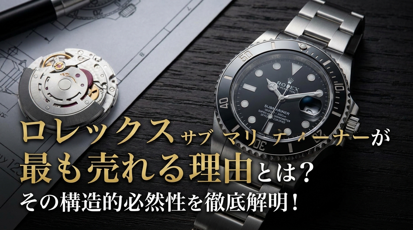 ロレックス サブマリーナーが最も売れる理由とは？その構造的必然性を徹底解明！