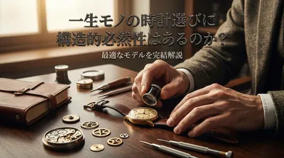 一生モノの時計選びに構造的必然性はあるのか？最適なモデルを完結解説