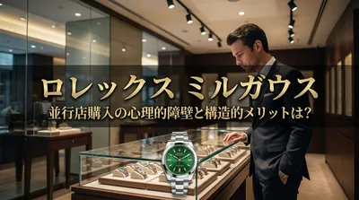 ロレックス ミルガウス 並行店購入の心理的障壁と構造的メリットは？