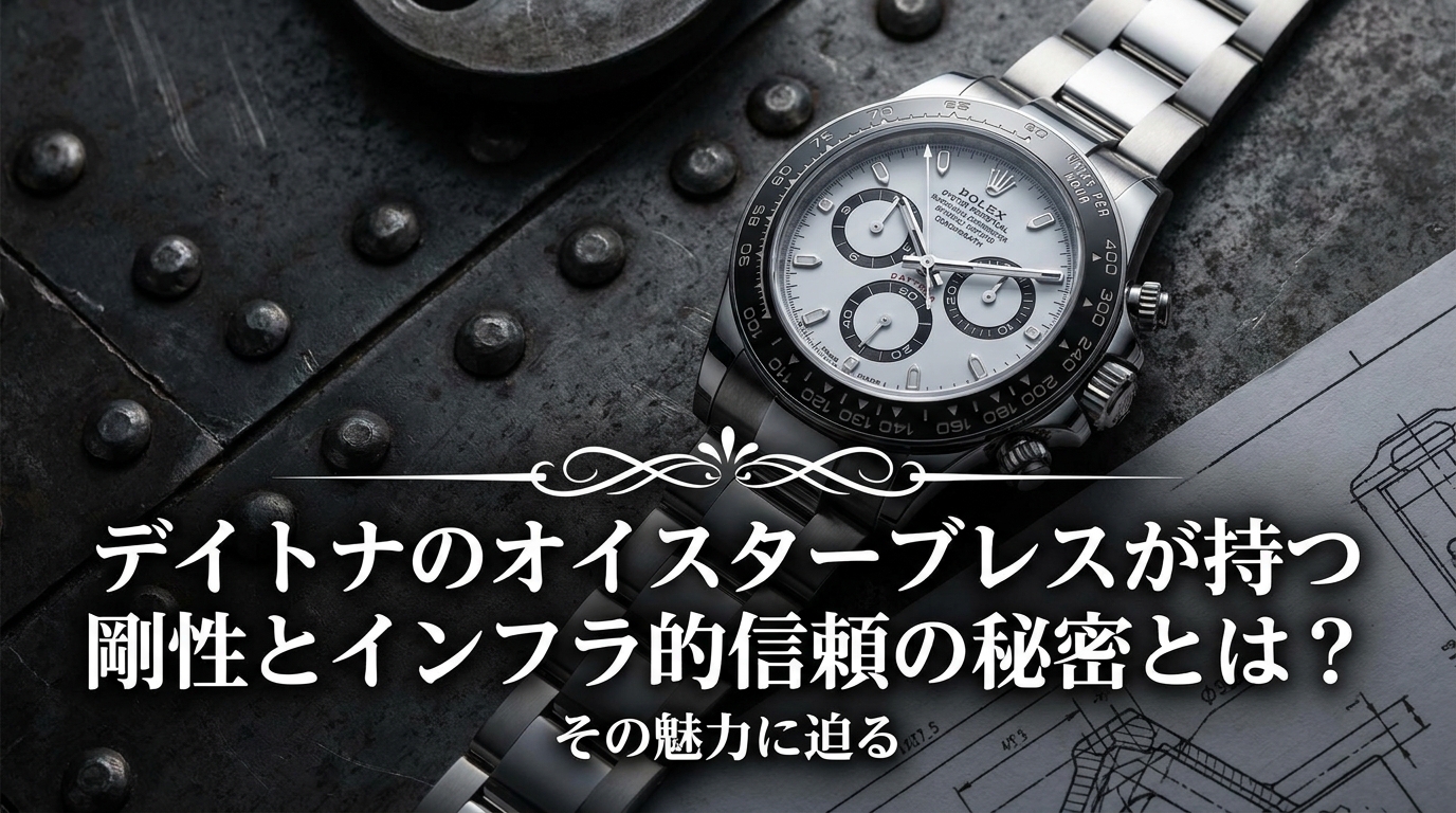 デイトナのオイスターブレスが持つ剛性とインフラ的信頼の秘密とは？