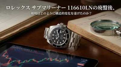 ロレックス サブマリーナー 116610LNの廃盤後、相場はどのように構造的変化を遂げたのか？