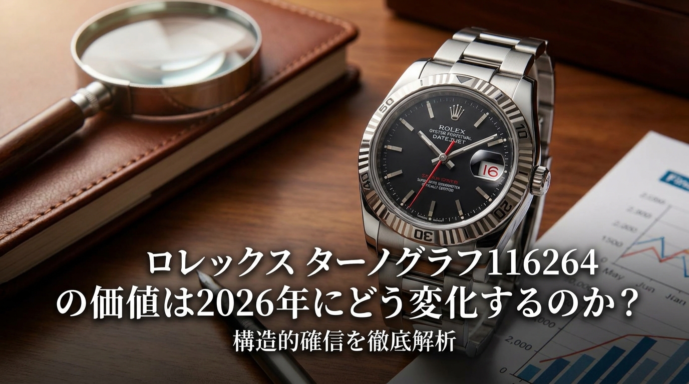 ロレックス ターノグラフ 116264の価値は2026年にどう変化するのか？構造的確信を徹底解析
