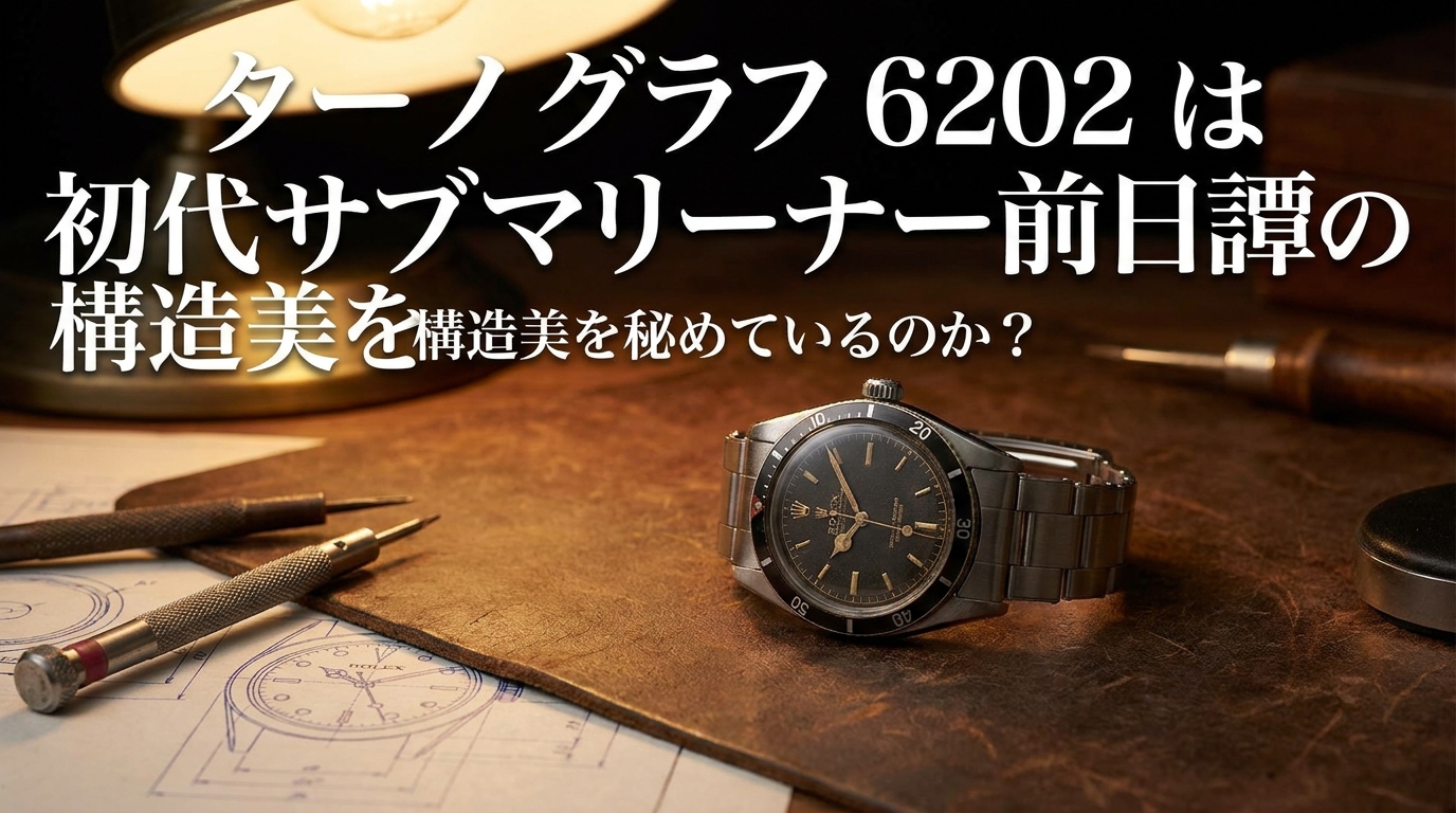 ターノグラフ 6202は初代サブマリーナー前日譚の構造美を秘めているのか？