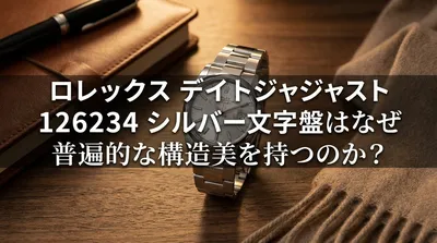ロレックス デイトジャスト 126234 シルバー文字盤はなぜ普遍的な構造美を持つのか？