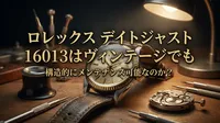 ロレックス デイトジャスト 16013はヴィンテージでも構造的にメンテナンス可能なのか？