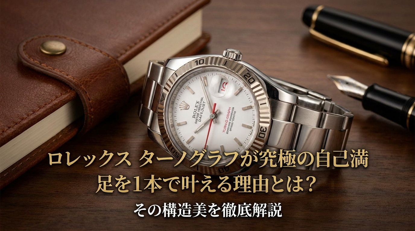 ロレックス ターノグラフが究極の自己満足を1本で叶える理由とは？その構造美を徹底解説