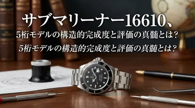 サブマリーナー16610、5桁モデルの構造的完成度と評価の真髄とは？