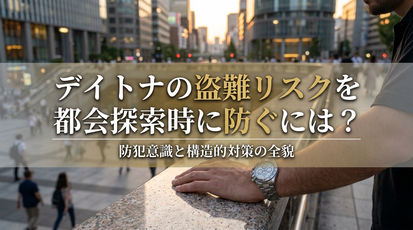 デイトナの盗難リスクを都会探索時に防ぐには？防犯意識と構造的対策の全貌