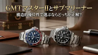 GMTマスターIIとサブマリーナー、構造的優位性で選ぶならどっちが正解？