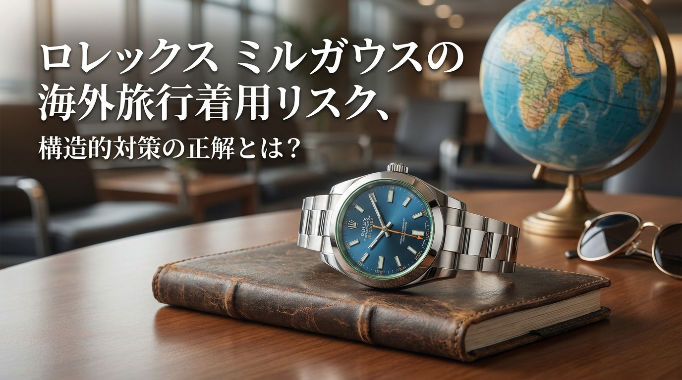 ロレックス ミルガウスの海外旅行着用リスク、構造的対策の正解とは？