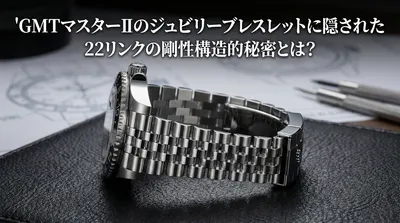 GMTマスターIIのジュビリーブレスレットに隠された、22リンクの剛性構造的秘密とは？