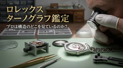 ロレックス ターノグラフ鑑定でプロは構造のどこを見ているのか？