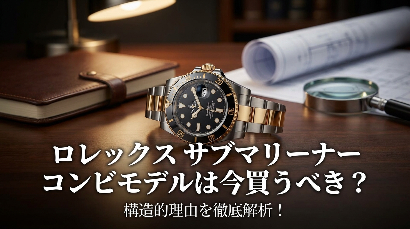 ロレックス サブマリーナー コンビモデルは今買うべき？構造的理由を徹底解析！