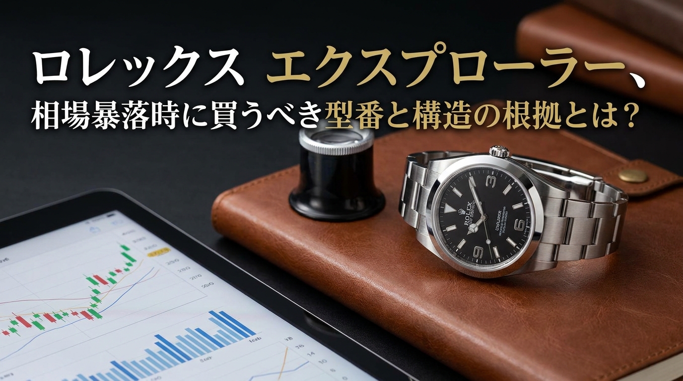 ロレックス エクスプローラー、相場暴落時に買うべき型番と構造の根拠とは？
