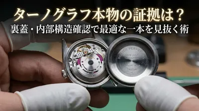 ターノグラフ本物の証拠は？裏蓋・内部構造確認で最適な一本を見抜く術