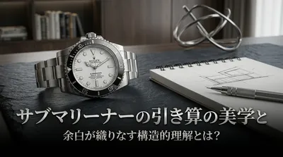 サブマリーナーの引き算の美学と余白が織りなす構造的理解とは？