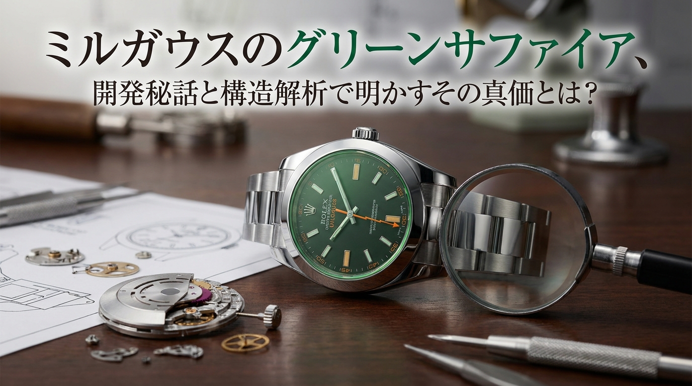 ミルガウスのグリーンサファイア、開発秘話と構造解析で明かすその真価とは？