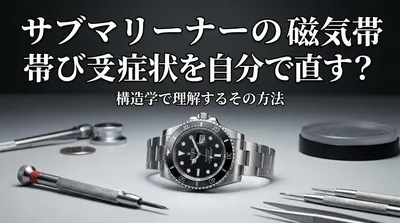 サブマリーナーの磁気帯び症状を自分で直す？構造学で理解するその方法