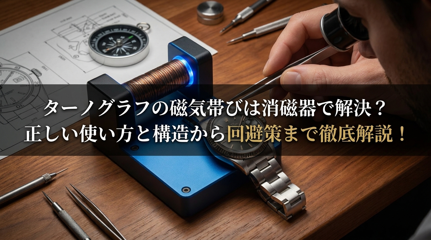 ターノグラフの磁気帯びは消磁器で解決？正しい使い方と構造から回避策まで徹底解説！