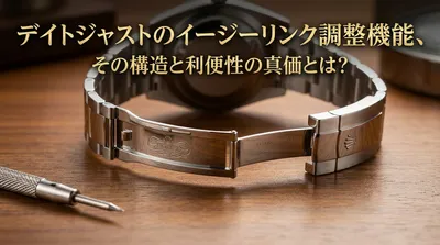デイトジャストのイージーリンク調整機能、その構造と利便性の真価とは？