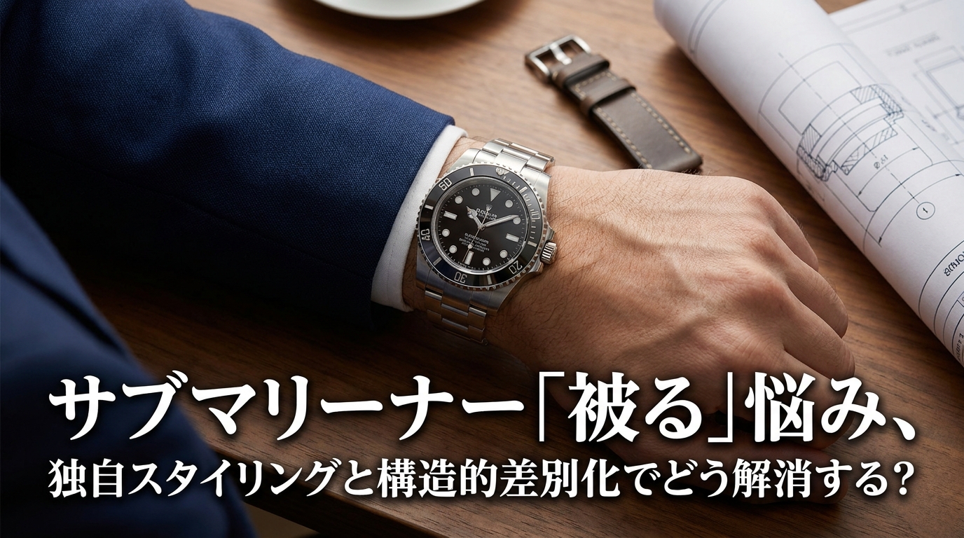 サブマリーナー「被る」悩み、独自スタイリングと構造的差別化でどう解消する？