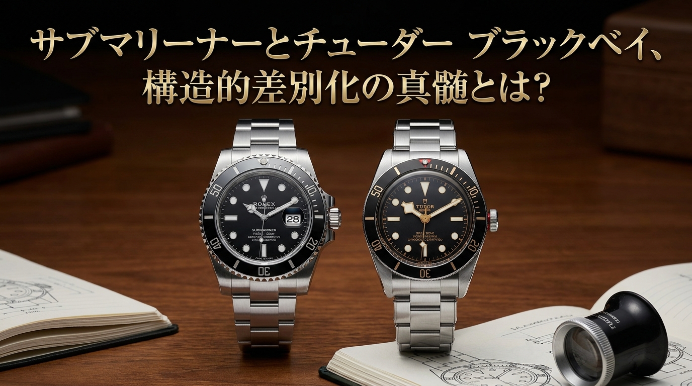 サブマリーナーとチューダー ブラックベイ、構造的差別化の真髄とは？
