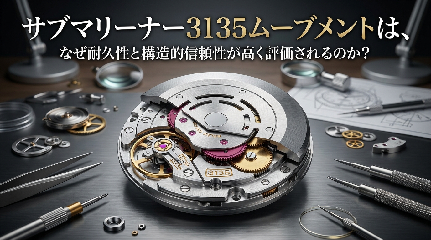 サブマリーナー3135ムーブメントは、なぜ耐久性と構造的信頼性が高く評価されるのか？