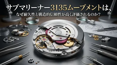 サブマリーナー3135ムーブメントは、なぜ耐久性と構造的信頼性が高く評価されるのか？
