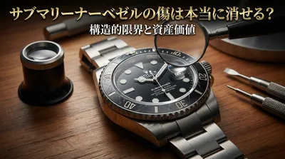 サブマリーナーベゼルの傷は本当に消せる？構造的限界と資産価値