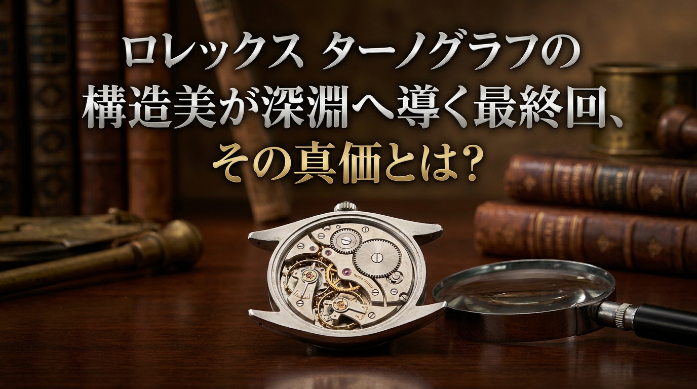 ロレックス ターノグラフの構造美が深淵へ導く最終回、その真価とは?