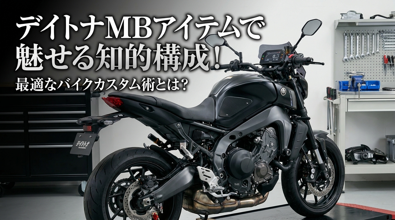 デイトナMBアイテムで魅せる知的構成！最適なバイクカスタム術とは？