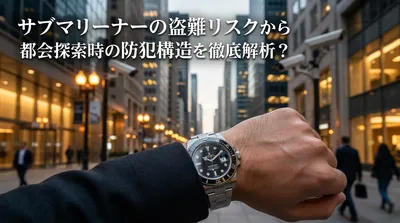 サブマリーナーの盗難リスクから都会探索時の防犯構造を徹底解析？