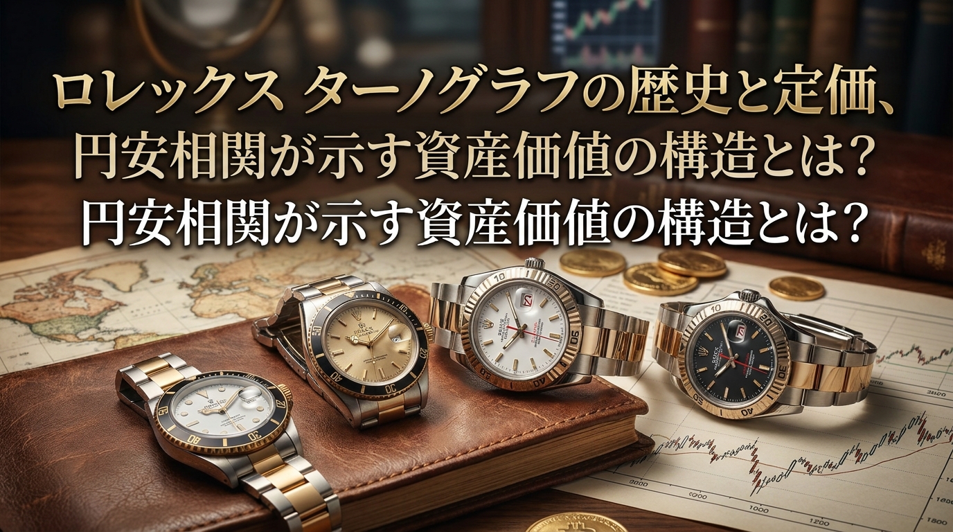 ロレックス ターノグラフの歴史と定価、円安相関が示す資産価値の構造とは？